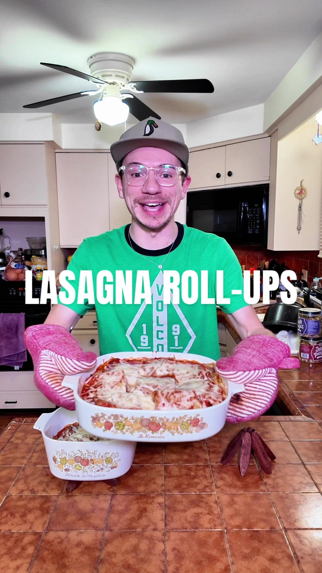 Lasagna Roll-Ups With Meat Sauce