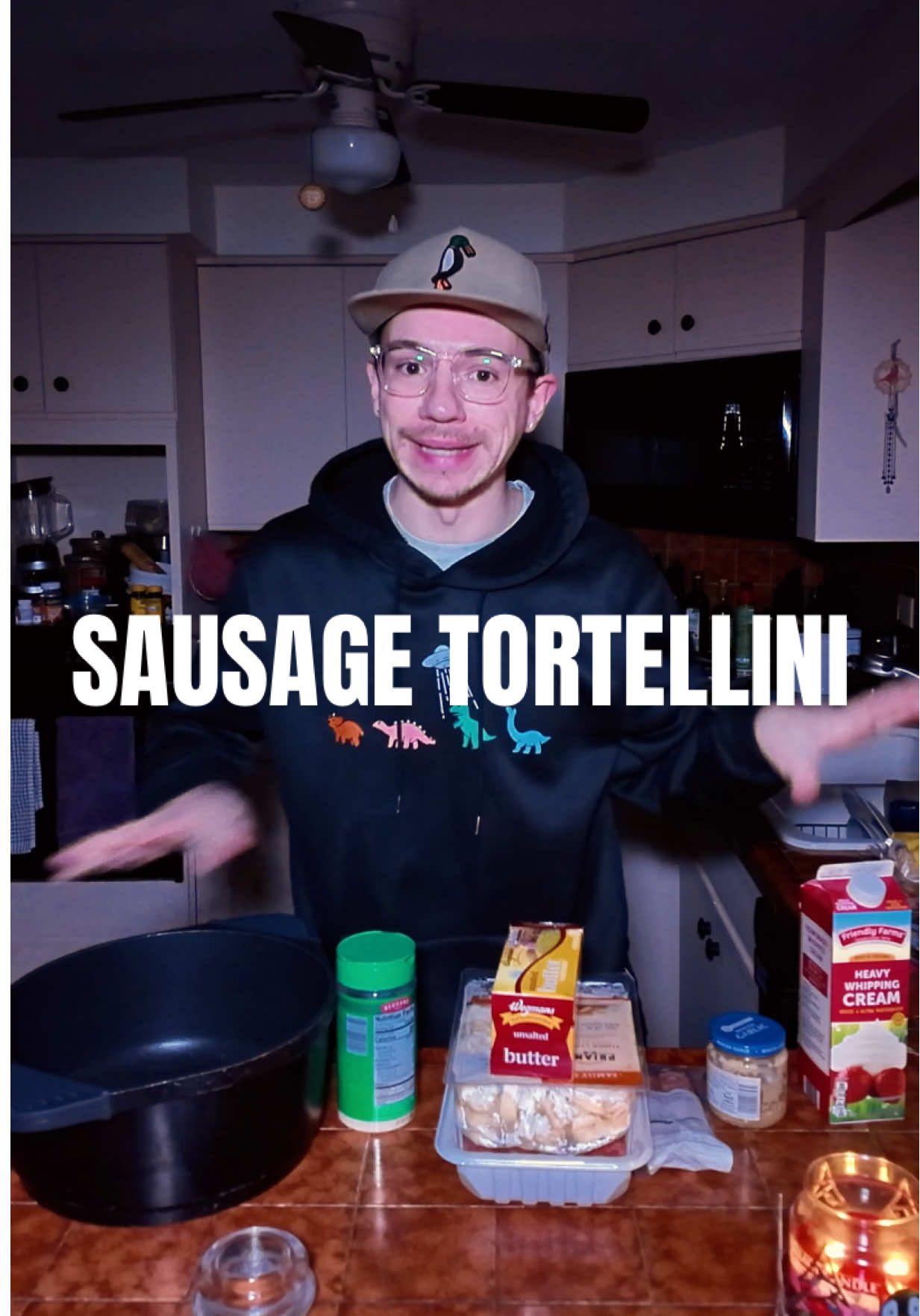 Sausage Alfredo Tortellini