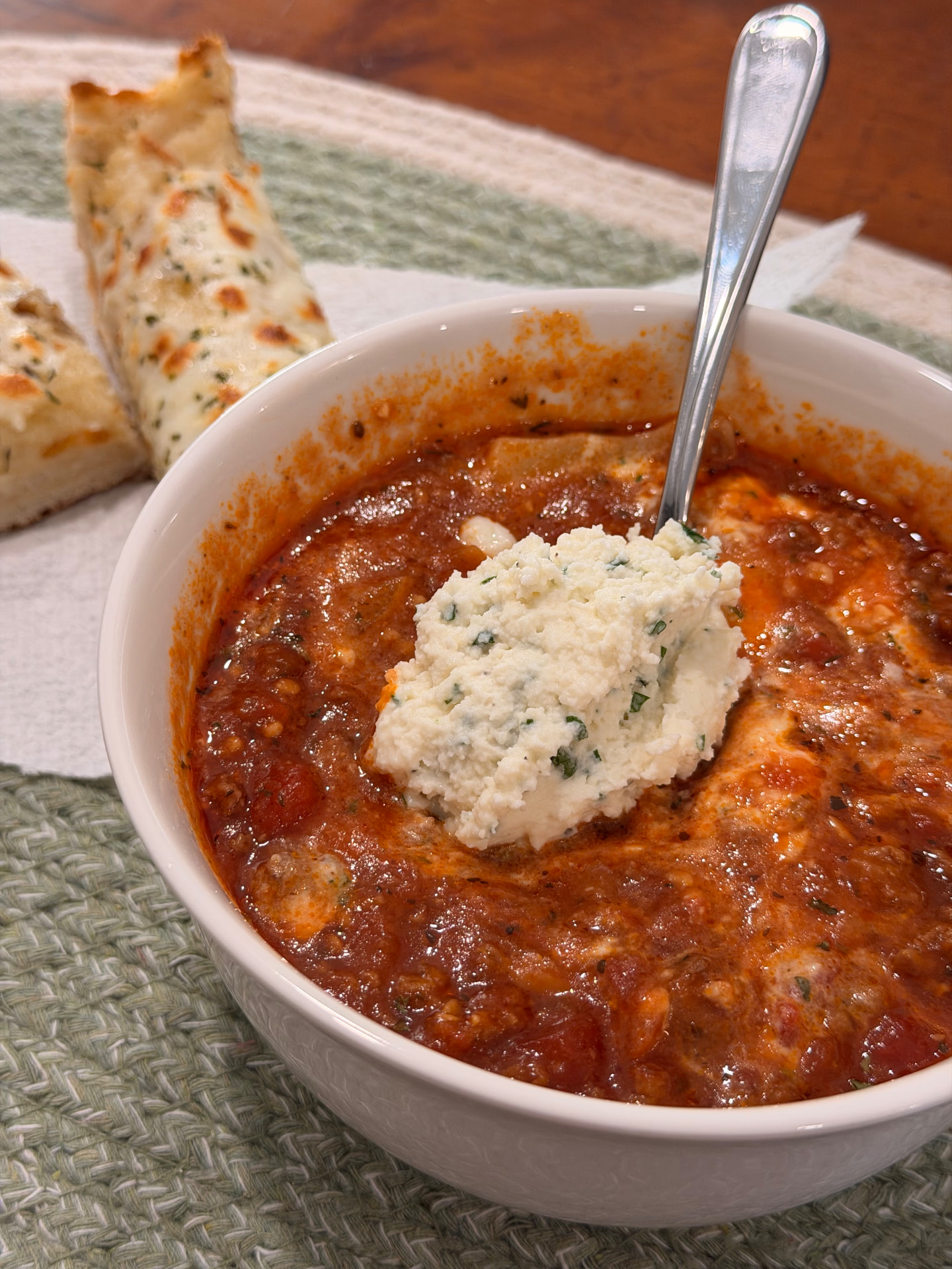 Easy Lasagna Soup
