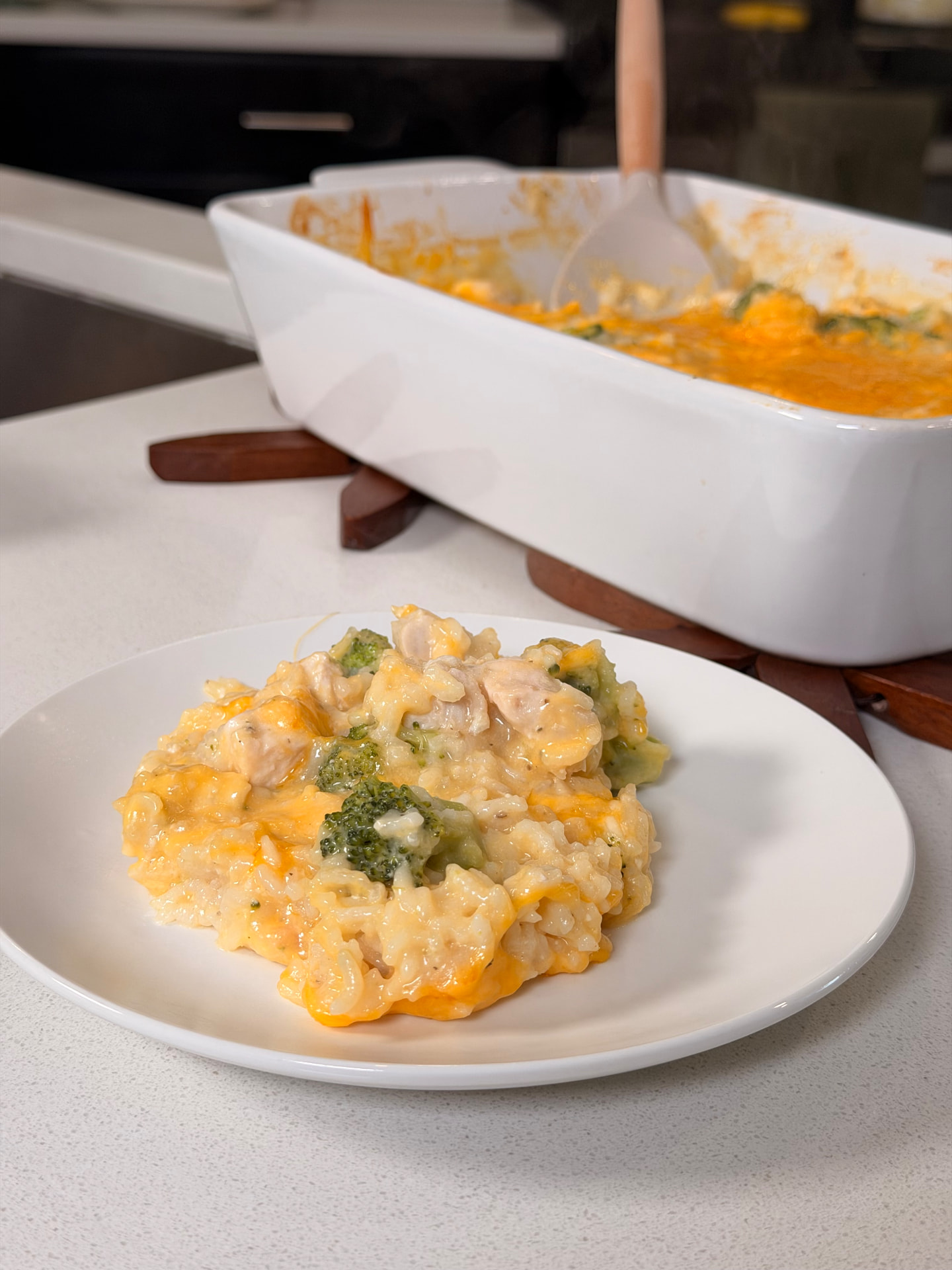 One-Pan Chicken Broccoli Rice Casserole