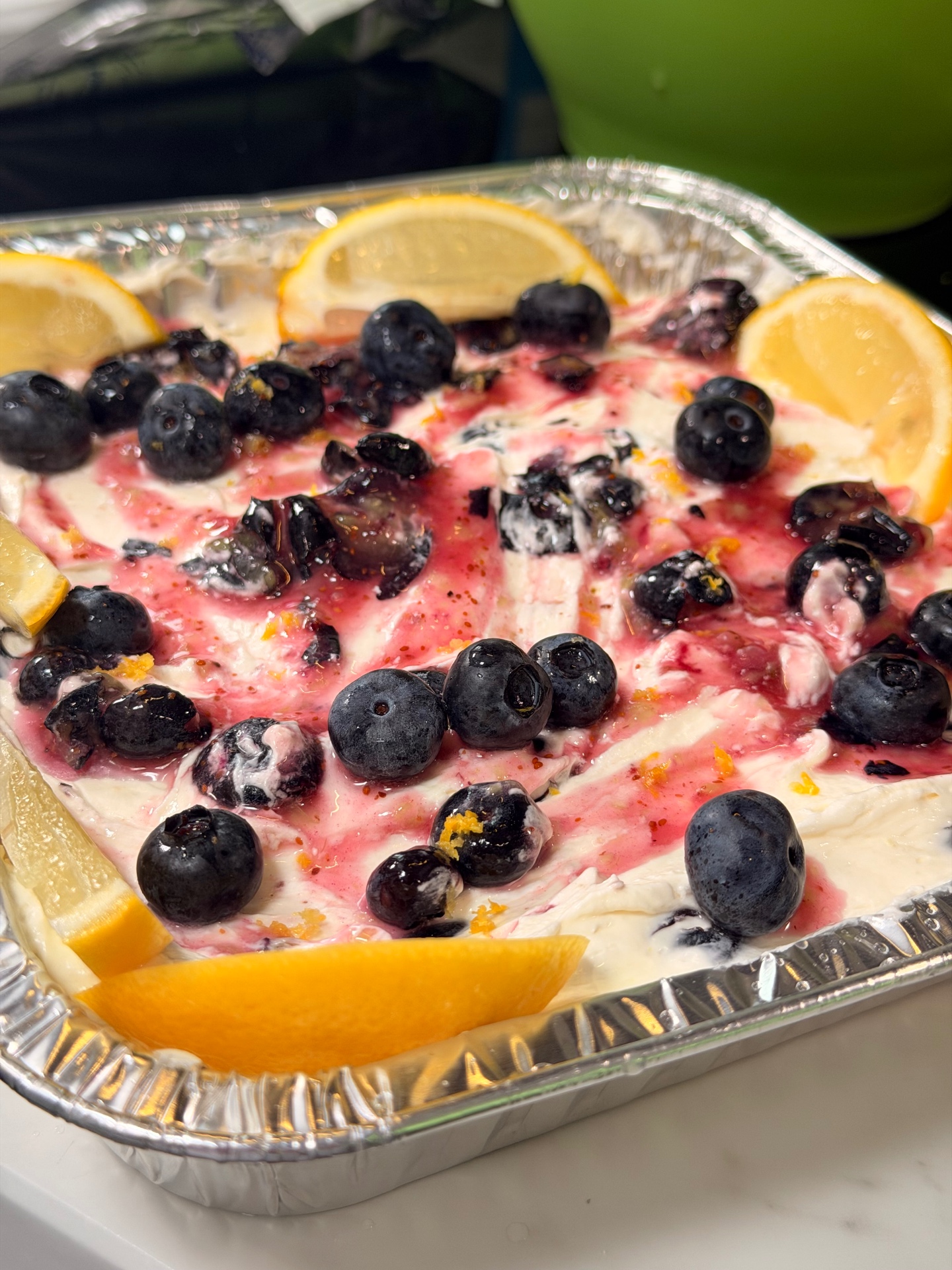 Lemon Blueberry Cheesecake Dip