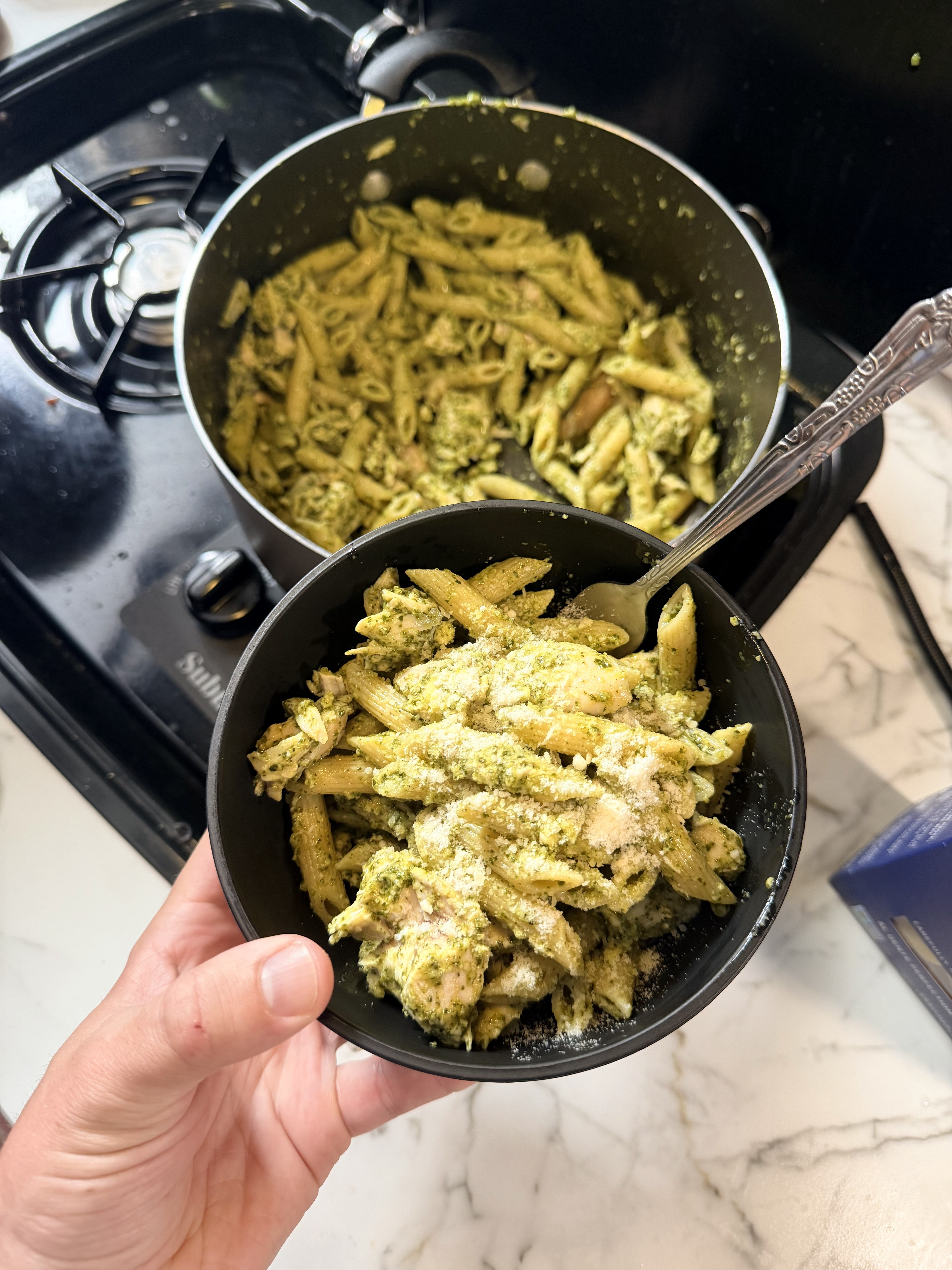 Easy Pesto Chicken Pasta