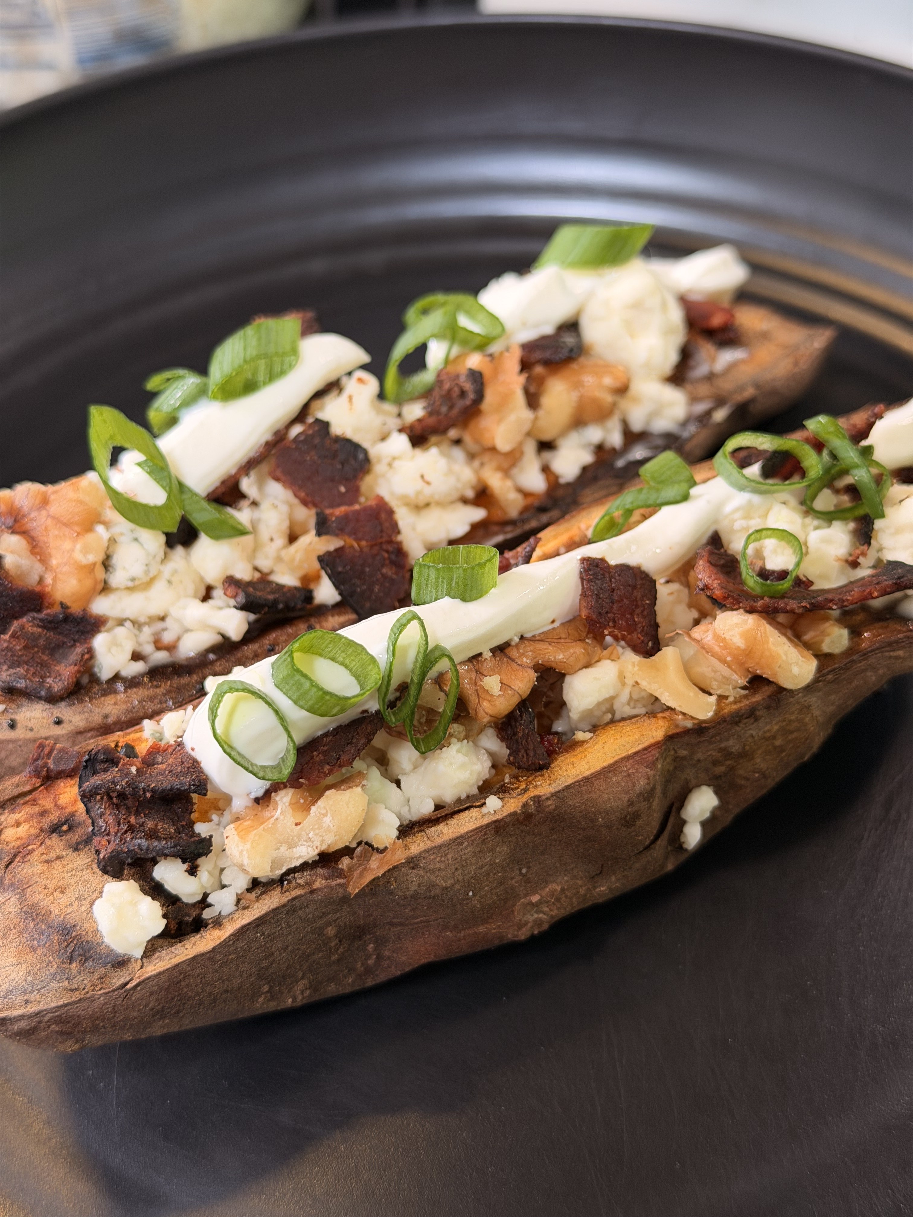 Loaded Sweet Potatoes