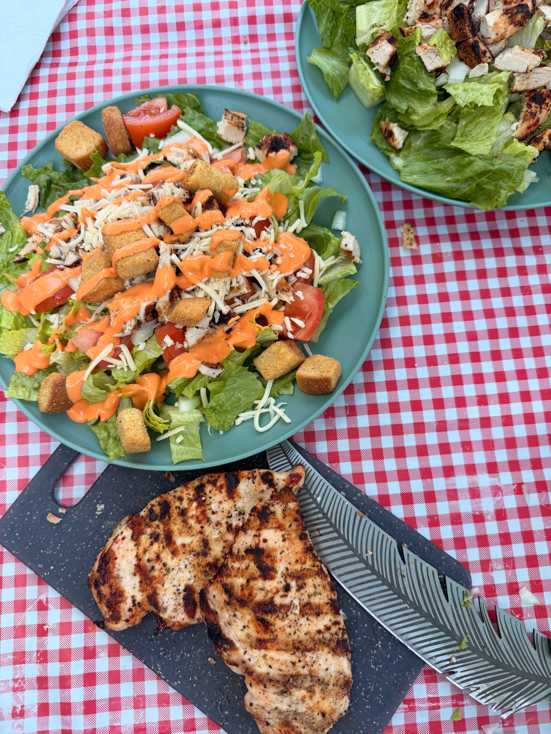 Grilled Buffalo Chicken Salad
