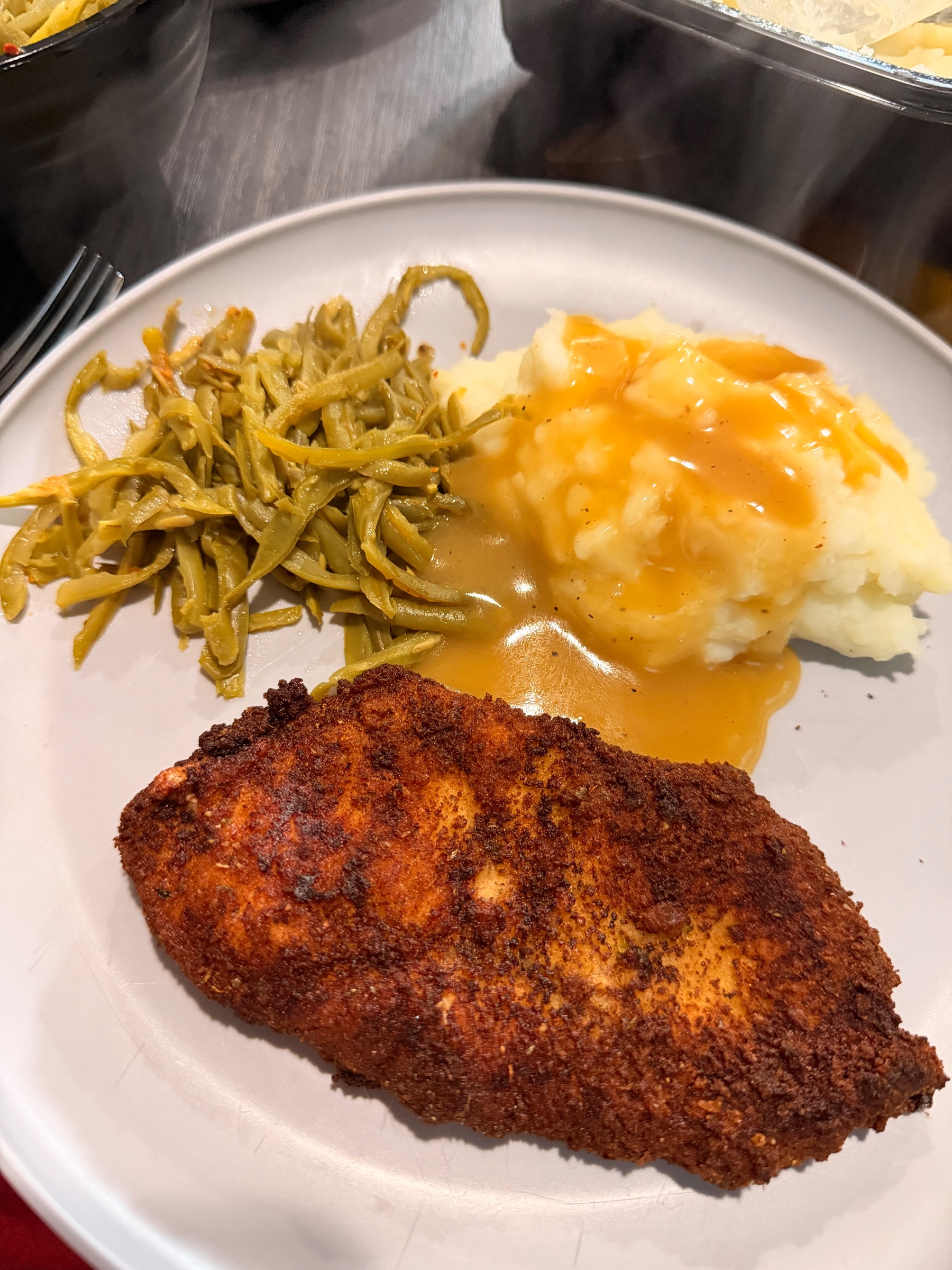 Easy Fried Chicken Cutlet Dinner